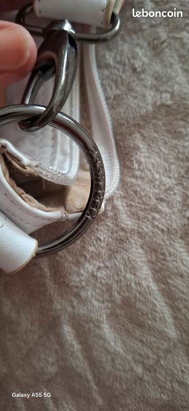 Sac a main blanc tout cuir Kerensse TBE (image 11)