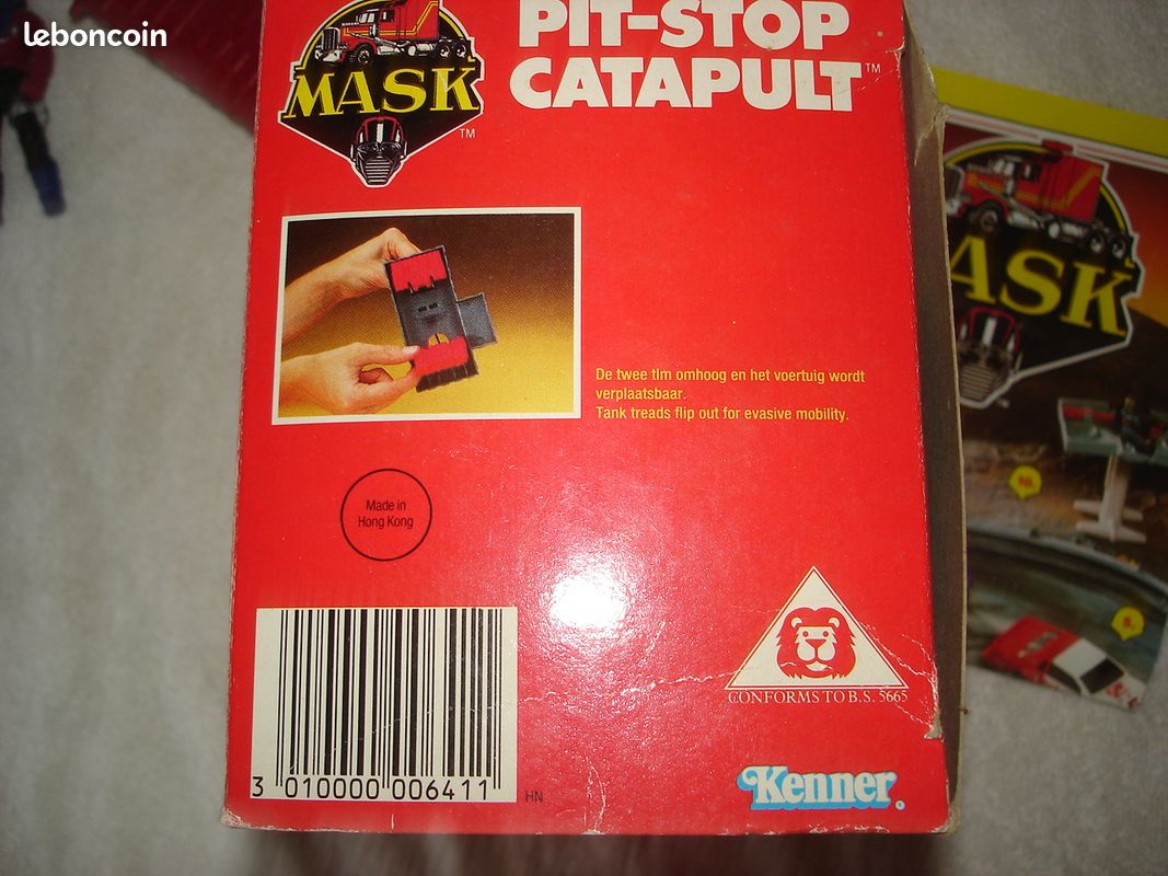 MASK M.A.S.K Pit stop catapult complet en boîte (sans insert), notice (image 8)