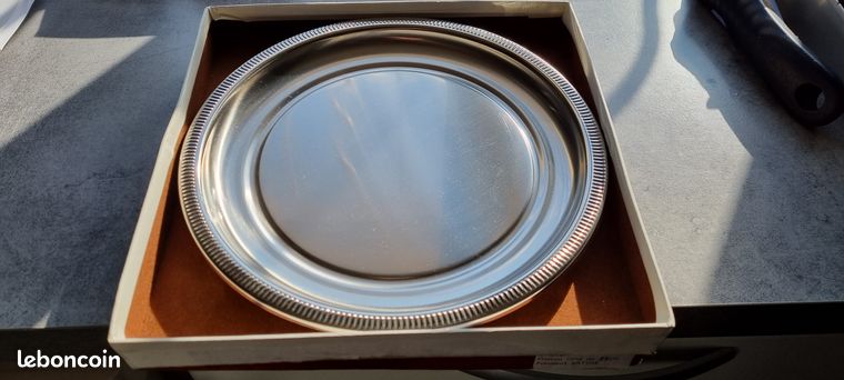 Plateau à anses inox Prestige (60 x 40 cm