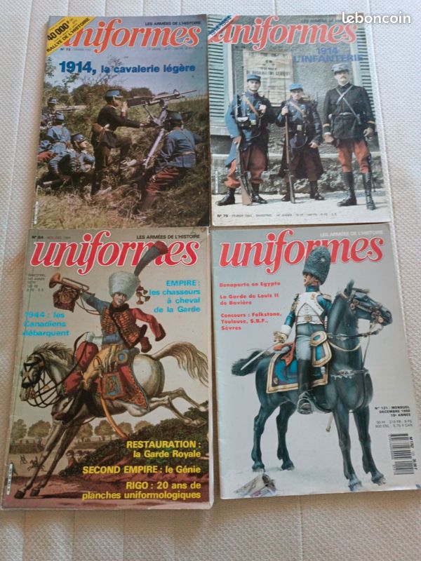 Vends 16 revues anciennes " UNIFORMES - Les Armées de L'histoire " (image 4)