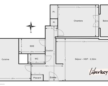 Appartement 199 000 € - 52 m²