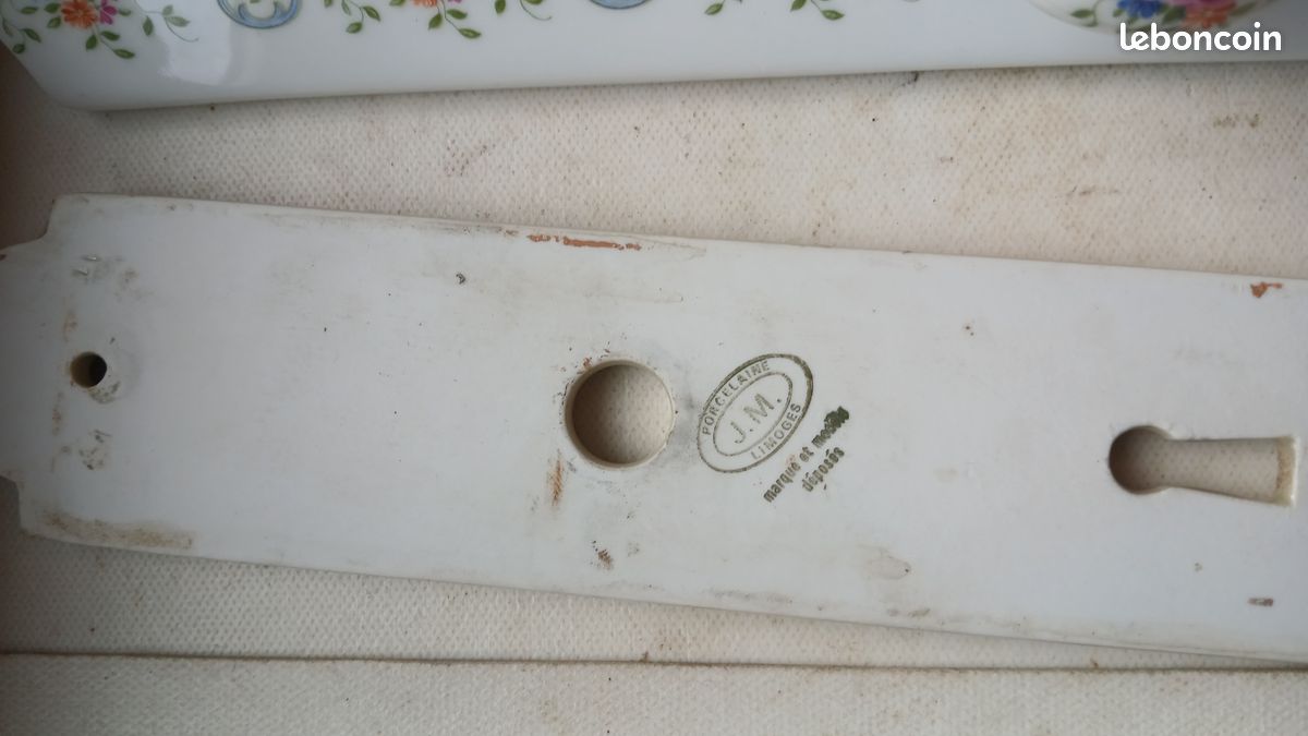 Plaques anciennes de propreté – entrée de clé en porcelaine N°3 (image 7)