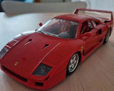Ferrari F40 Miniature Burago – 1/18, Boîte D'origine, Voiture De Sport