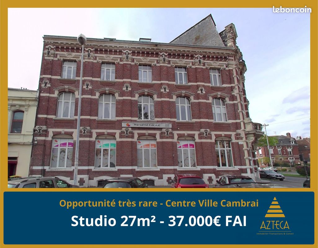 Appartement 1 pièce 27 m² · à Cambrai · 27 m² · 37 000 €