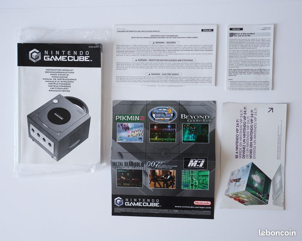 Console Nintendo GameCube - Pak Platine + 3 Jeux (Resident Evil, Zelda) (image 10)