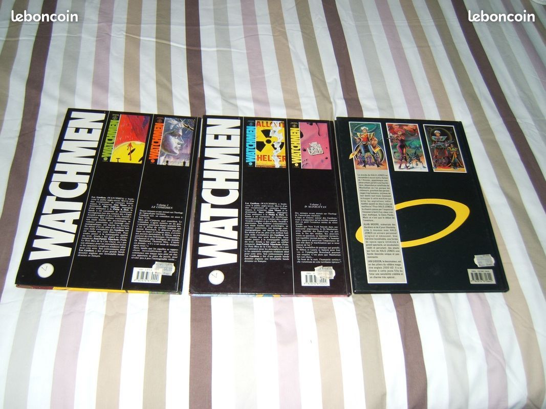 LOT de 3 BD de ALAN MOORE - WATCHMEN Tomes 1 et 2, LA BALLADE DE HALO JONES (image 2)