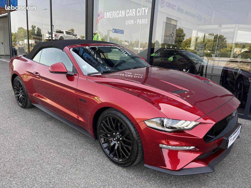 FORD MUSTANG GT CABRIOLET V8 5.0L BVA10 - Pas de Malus (image 9)