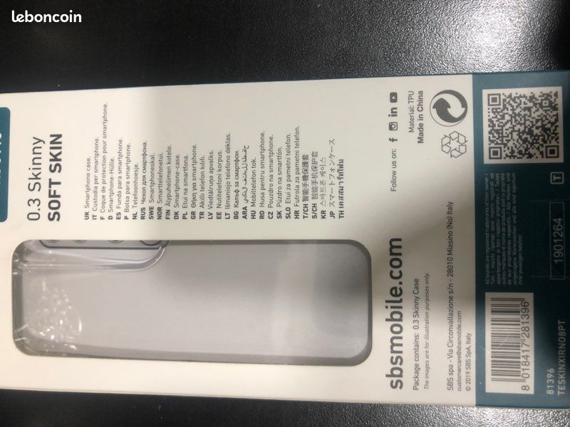 Coque de protection transparente pour Xiaomi Redmi Note 8Pro (image 2)
