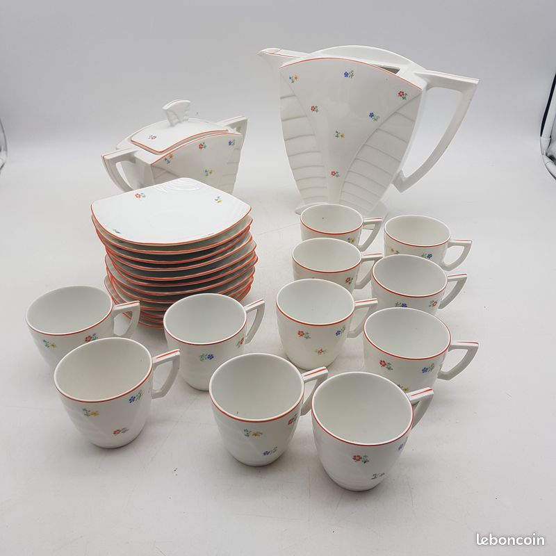 Service à café en porcelaine des années 50