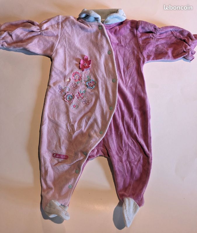 Pyjama velours Nuit d'Etoiles (image 1)