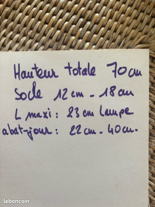 Lampe sur pied en cristal (image 8)
