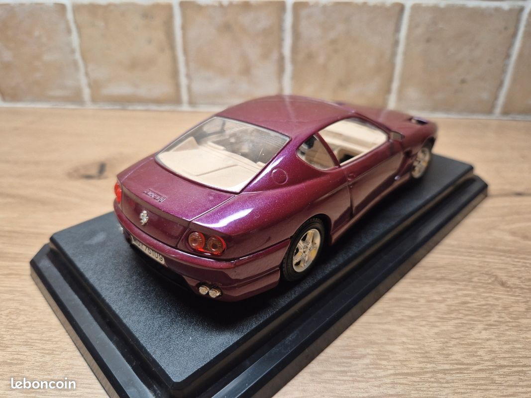 Ferrari 456 GT Burago 1/43 En Boîte - Modèle Réduit Occasion, Superbe Collection