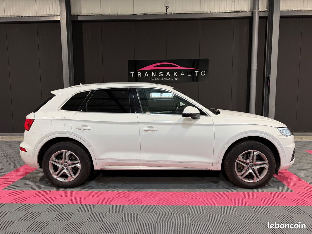 AUDI Q5 Q5 2.0 TDI 163 CV S tronic 7 Quattro Design + CAMÉRA + ATTELAGE + CLIM AUTO + KEYLESS + HAYON ÉLEC (image 2)