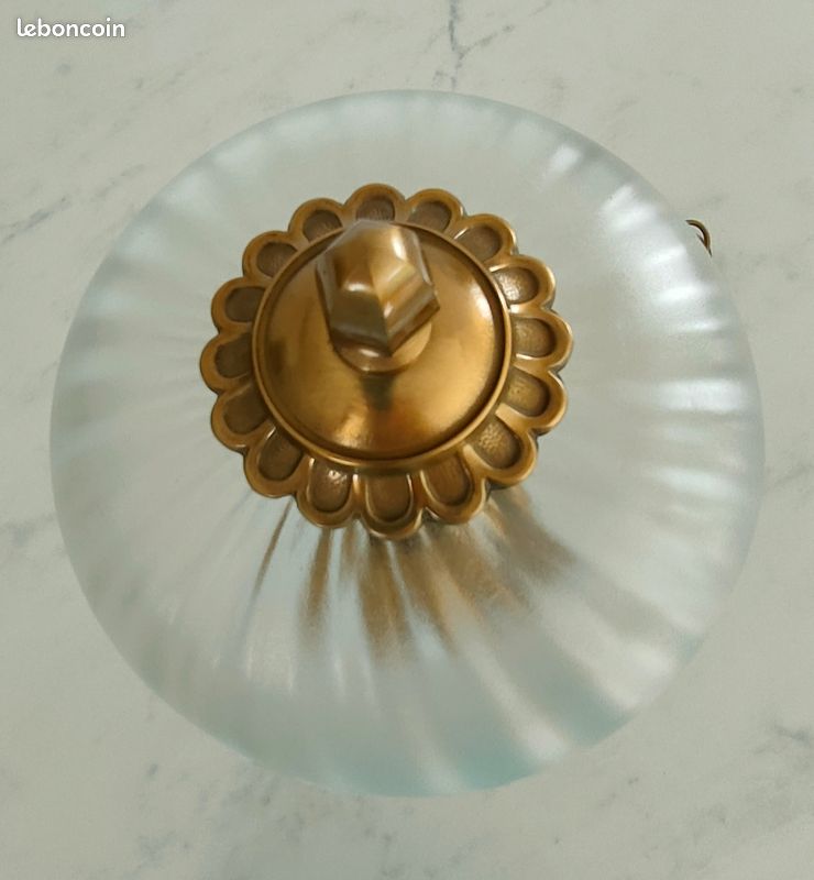 Lampe Art Déco Pierre Lucas en bronze (image 4)