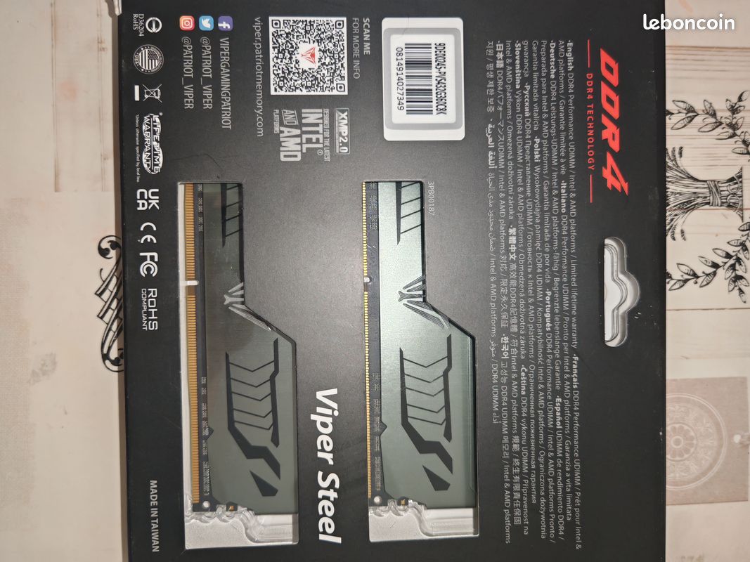 DDD4 2x16gb 3600MTs (image 2)
