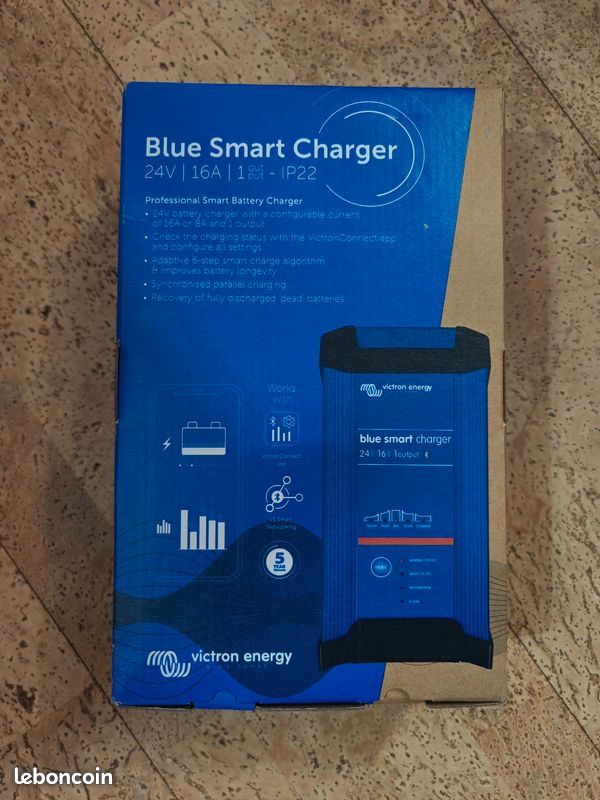 Chargeur De Batterie Intelligent Blue Smart IP22 12V 30A – Victron Energy (1 Sortie)