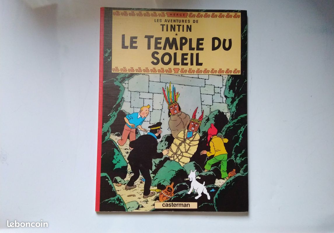 BD - Les aventures de Tintin (Le temple du soleil) (image 1)