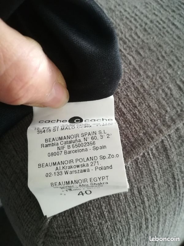 Robe bicolore taille 40. Cache cache (scmsm) (image 8)