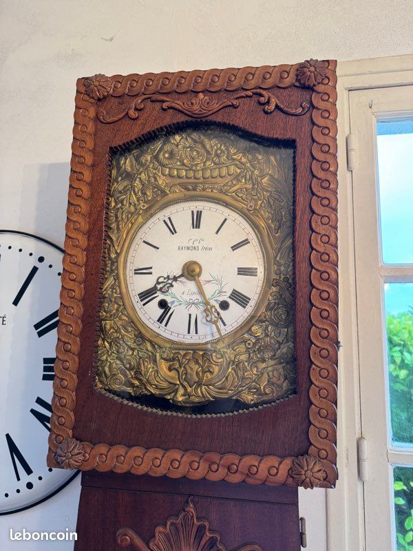Pendule Pour Horloge Comtoise Ancienne – Cartouche émaillée – Chiffre 3 – Hauteur 41mm – Neuf Sans étiquette