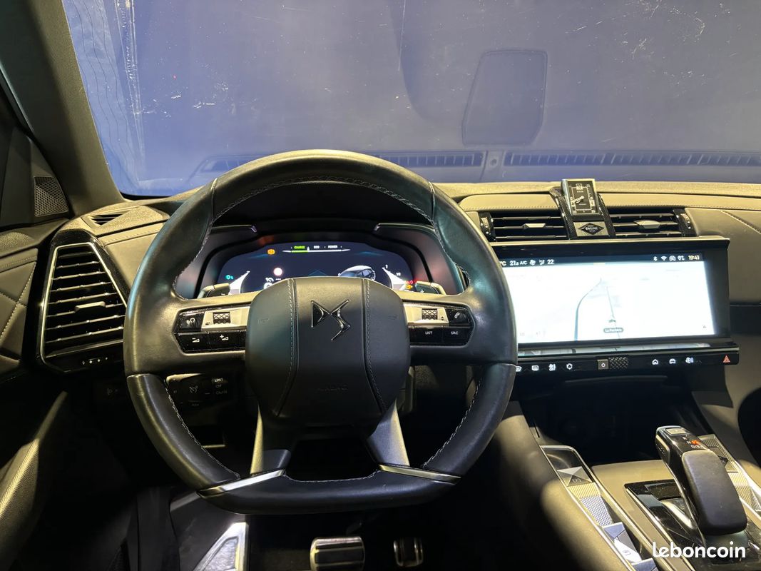 DS DS 7 E-TENSE 225ch Bastille - Origine France / CarPlay / Suivi complet / Caméra 360° / Hayon électrique et main libre / Keyless Go / Gris Laqué / Pack Drive Assist (image 9)