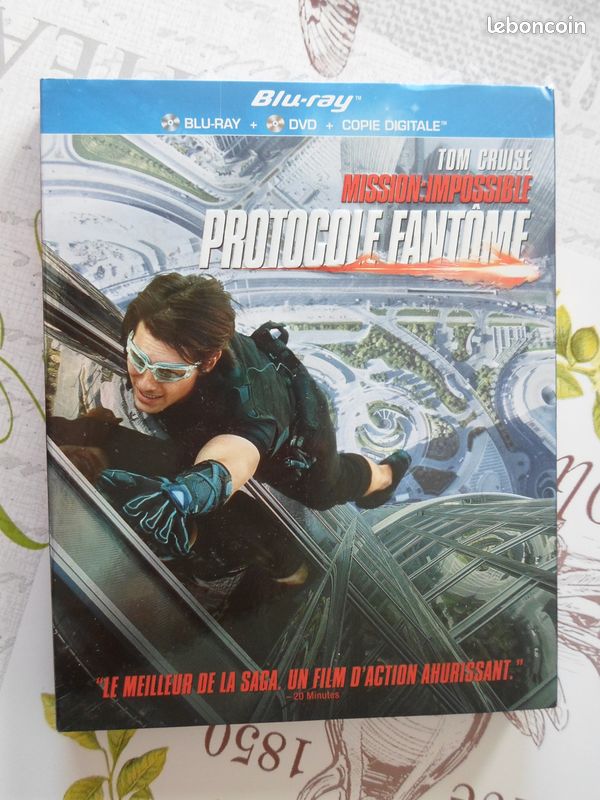 DVD Blu-Ray Mission Impossible "Protocole Fantôme" (image 1)