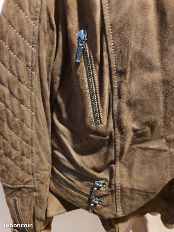 Blouson en cuir de caprin caroll taille 42 (image 6)
