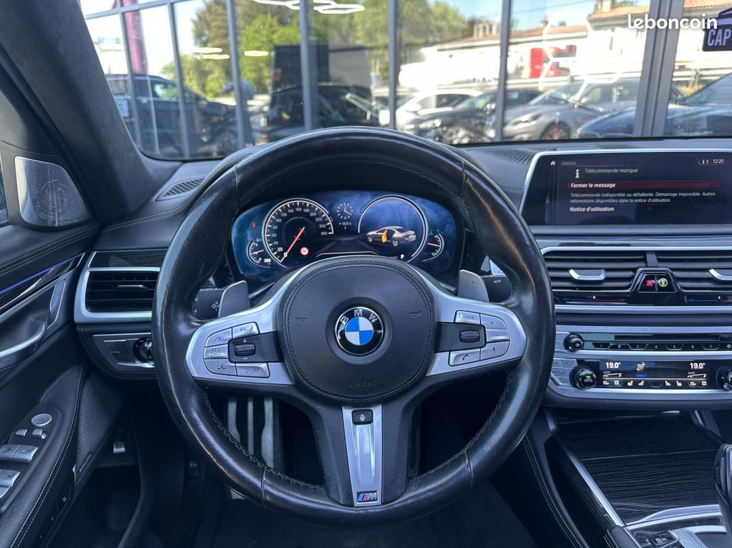 BMW SERIE 7 750i xDrive M Sport - BVA Sport G11 xDrive - GARANTIE 12 MOIS (image 12)