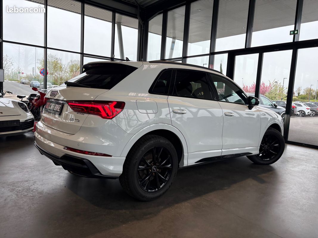 Audi Q3 TDI 150 CH S Line S tronic Garantie 6 ans Suivi Audi Apple Carplay Attelage Hayon Electrique Pack Black Sièges Chauffants LED Volant Méplat Keyless 18P 479/mois (image 2)