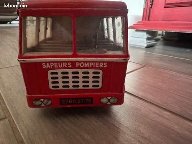 JOUET ANCIEN ANNÉES 50/60 Camion pompier tôle Joustra Grande échelle NOY25JOU001 EUR 50,00 - FR