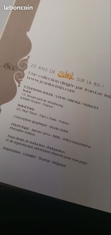 Bd bande dessinée soleil 1800 " Hantise " Edgar Allan Poe (image 4)