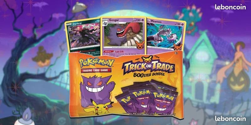 Sachet de 40 booster pokemon "Trick or Trade" Halloween (image 3)