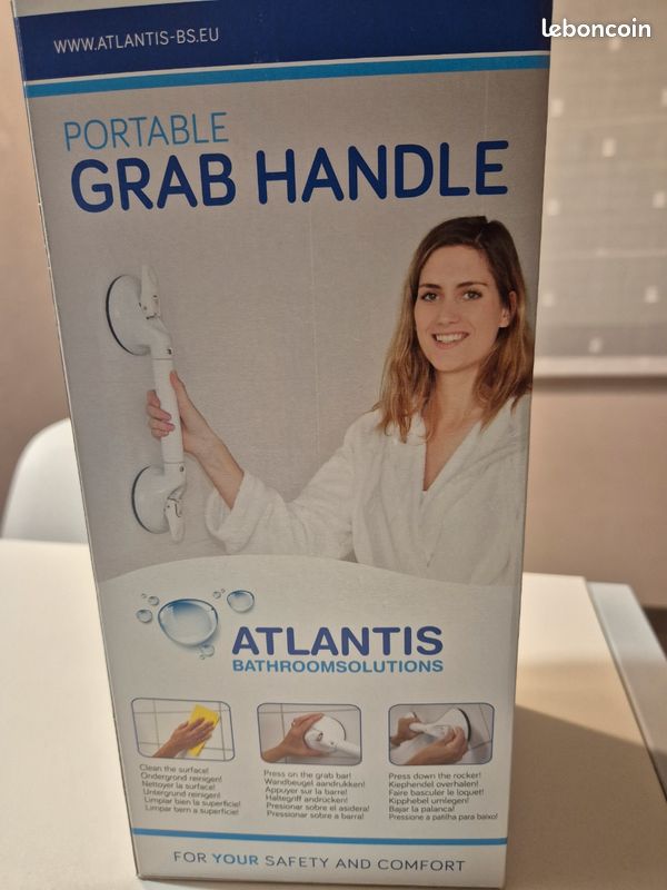 Poignées de sécurité salle de bain (image 1)