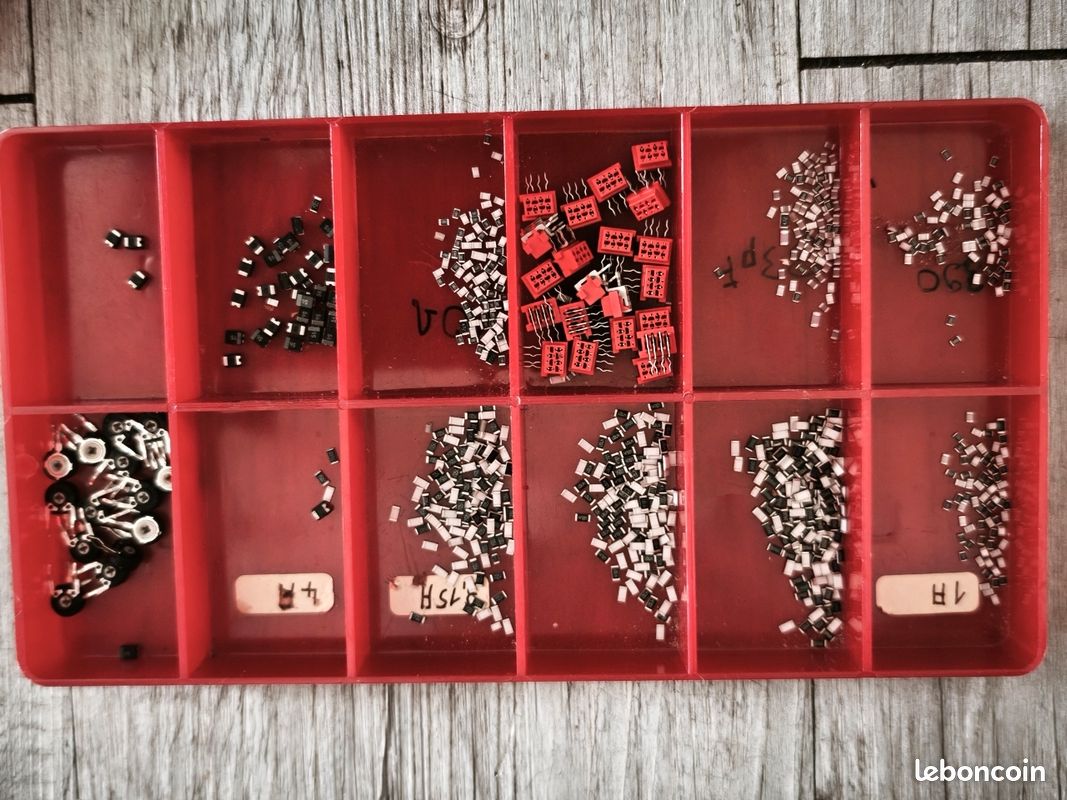 Lot composants électroniques CMS – résistances SMD, DIP-switches et trimmer (image 6)