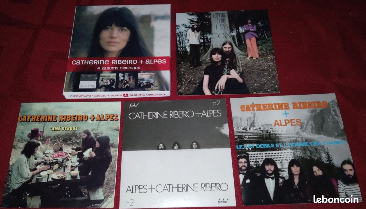Catherine ribeiro + alpes coffret 4 cd albums originaux - CD - Musique