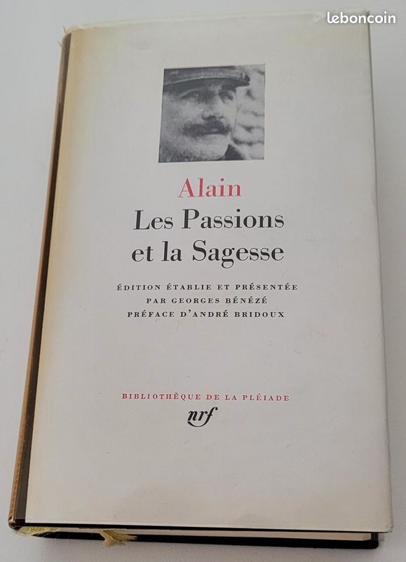 ALAIN Les Passions et la Sagesse (image 1)