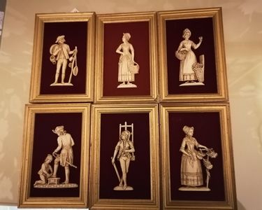CADRE DÉCO REPRODUCTION photo Ancienne en relief EUR 23,00 - FR