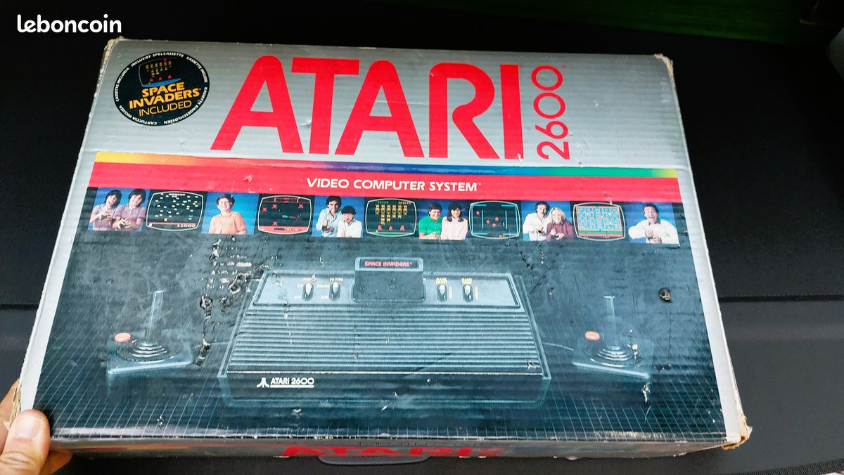 Manette Officielle Atari 2600 - Vintage, Testée Et Fonctionnelle - Pour Retrogaming - Occasion