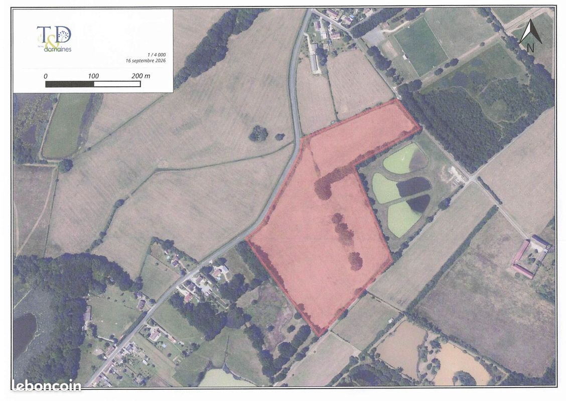 Terrain 81826 m² · à Vendoeuvres · 81 826 m² · 34 240 €