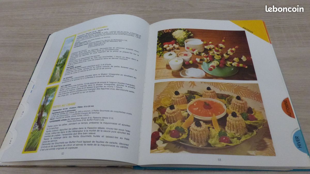TUPPERWARE livre de cuisine les 4 saisons de la cuisine (image 2)