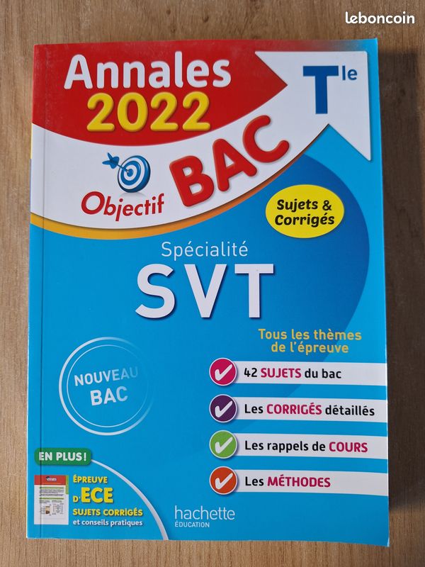 Annales bac 2022 SVT (image 1)