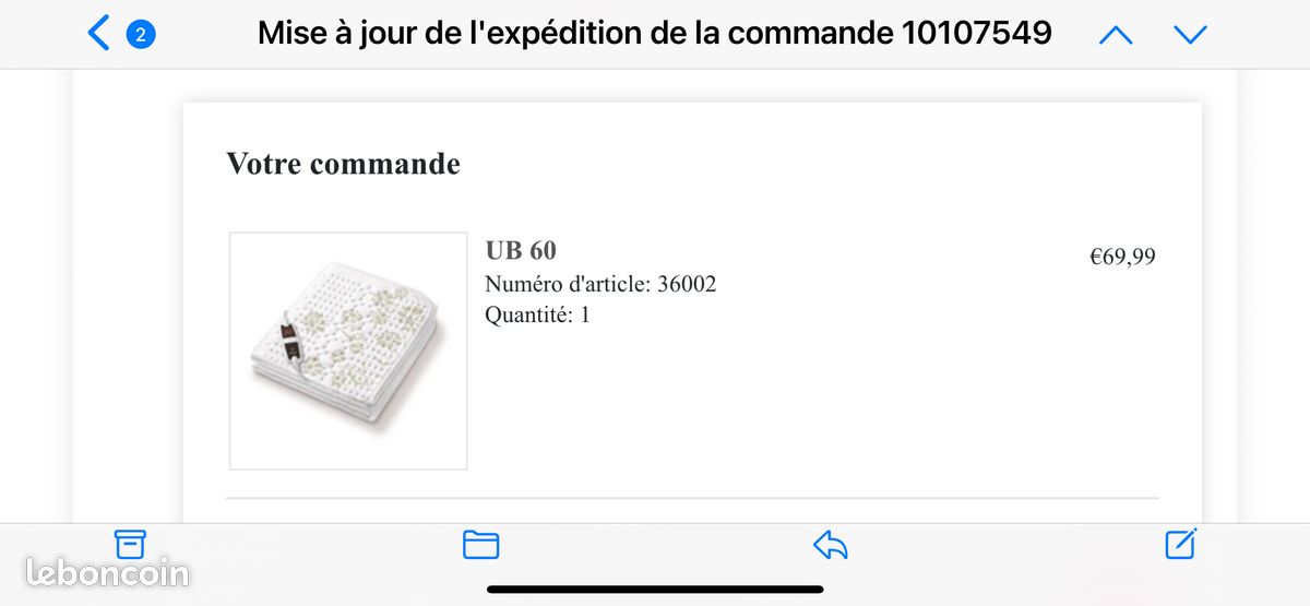 Chauffe matelas beurer, (image 3)