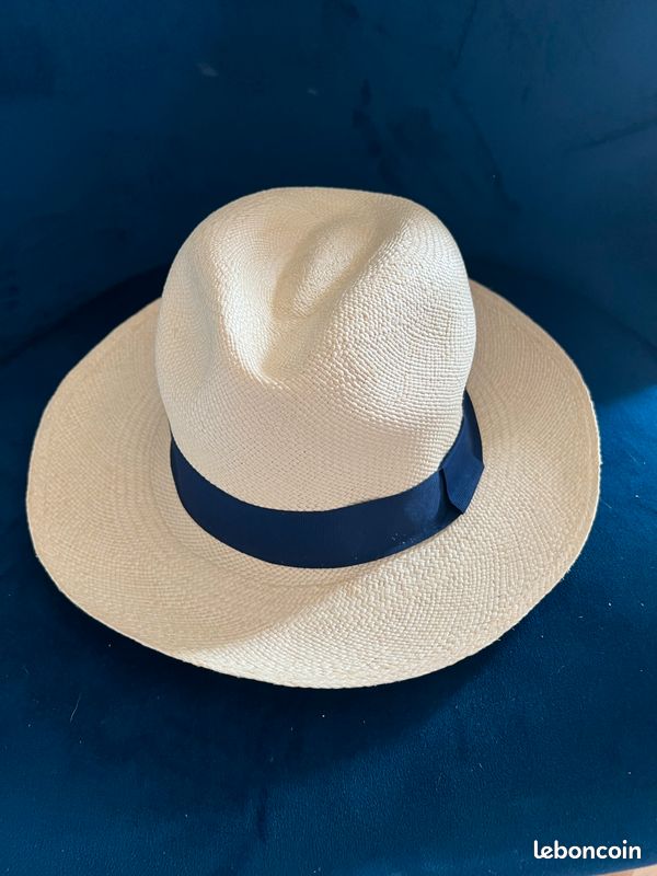 Chapeau Panama authentique T56 (image 2)
