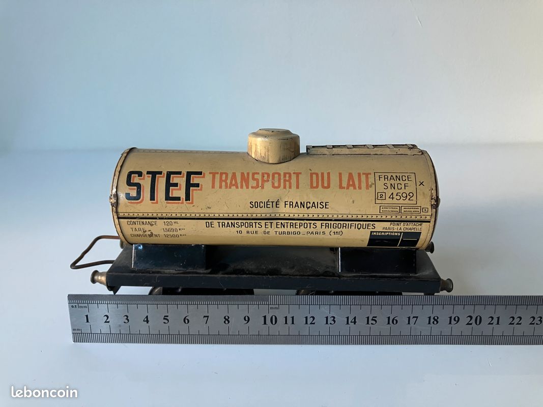 Petit Train Vintage En Verre – Jouet 4 Pouces, Acheté à Tupelo Mississippi, Circa 1910