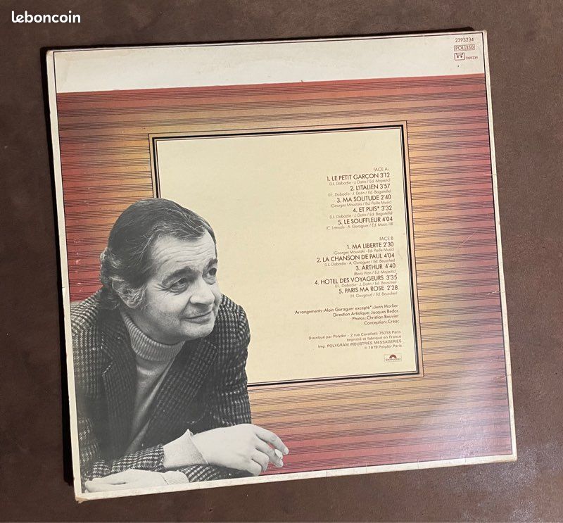 Serge Reggiani vinyle, 33, tours (image 3)
