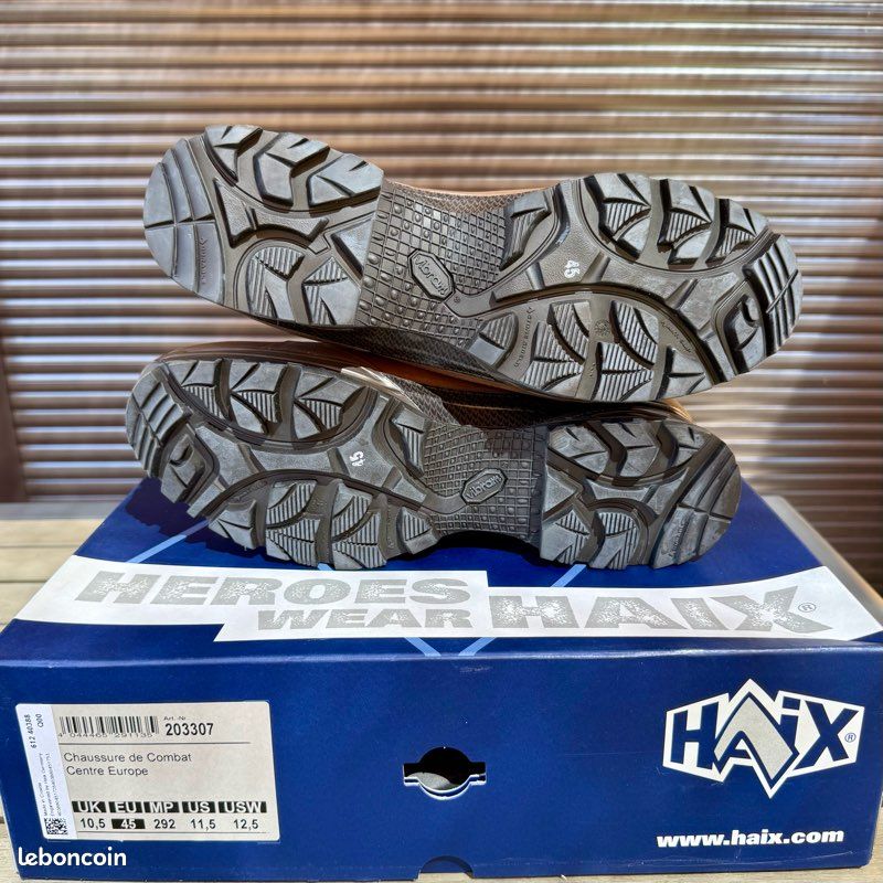 Chaussures HAIX Centre Europe 203307 T.45 NEUVES boîte d’origine (image 4)