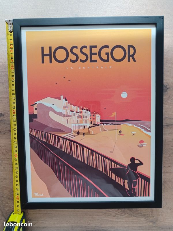 Affiche encadrée Marcel / Hossegor (image 1)