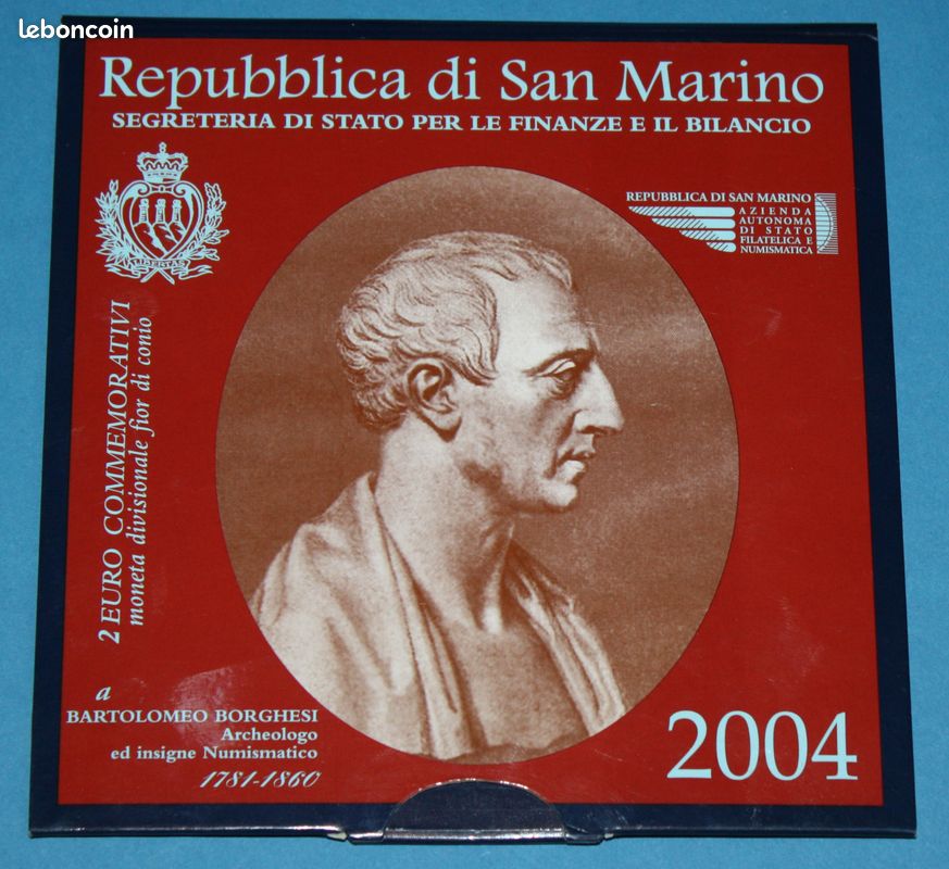 2 Euros Commémorative Saint-Marin - 2004 - NEUVE (image 1)