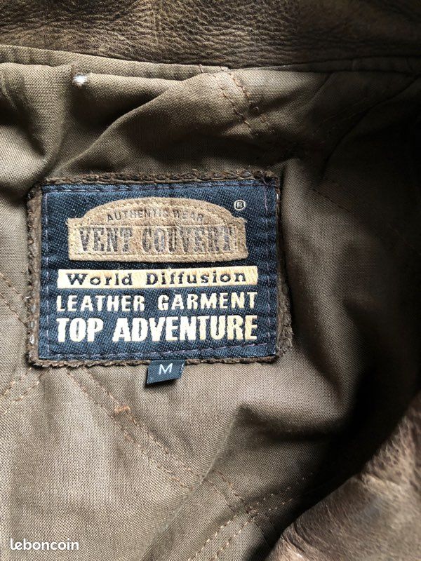 Veste en cuir vintage (image 2)