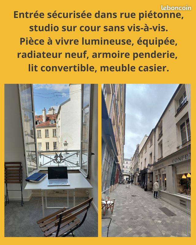 Appartement 1 pièce 12 m² · à Versailles · 12 m² · 590 €/mois