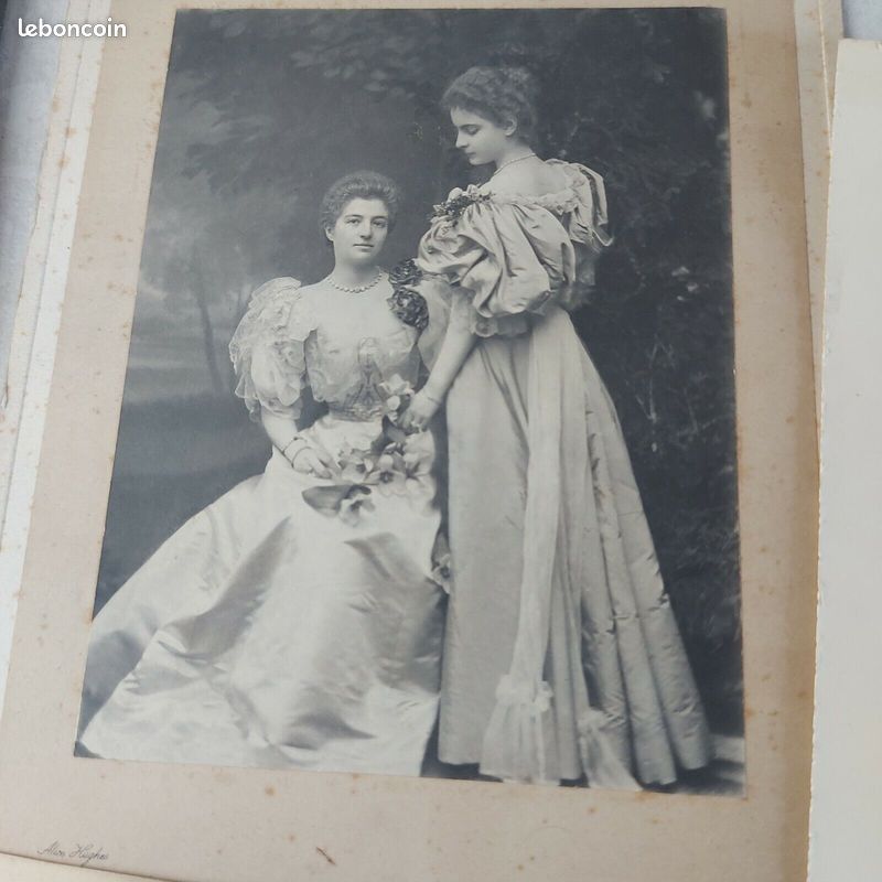 Lot d'anciennes photos / portraits sur carton, Forbach / Moselle (image 5)